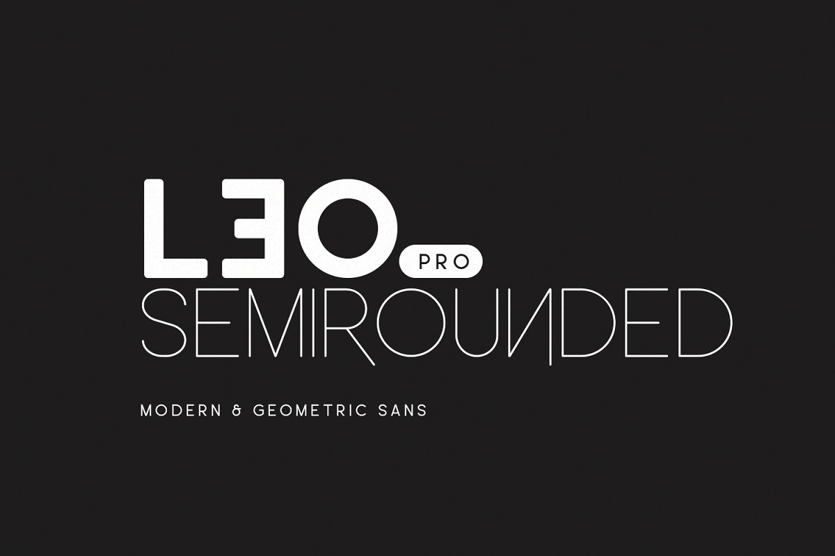 Przykład czcionki Leo SemiRounded Pro